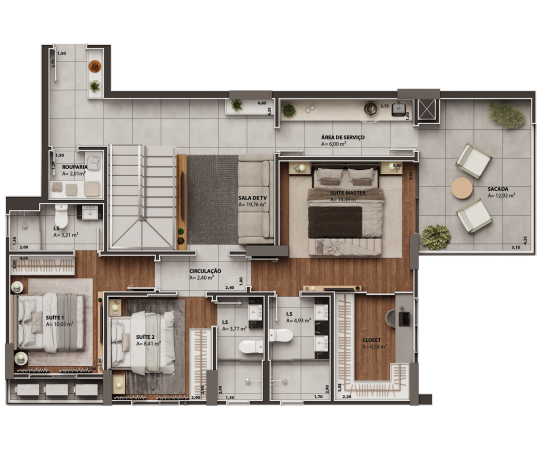 Cobertura Duplex 2802 (Inferior 02)